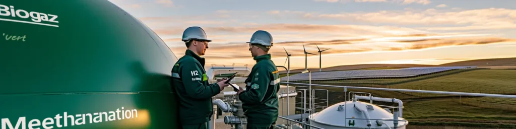 Production de biogaz et d’hydrogène vert  :  les principales alternatives au gaz naturel prévues d’ici 2050