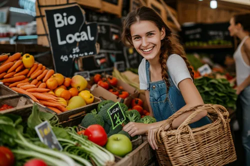 Comparaison détaillée entre alimentation biologique et produits locaux, avec focus sur leurs impacts environnementaux et nutritionnels