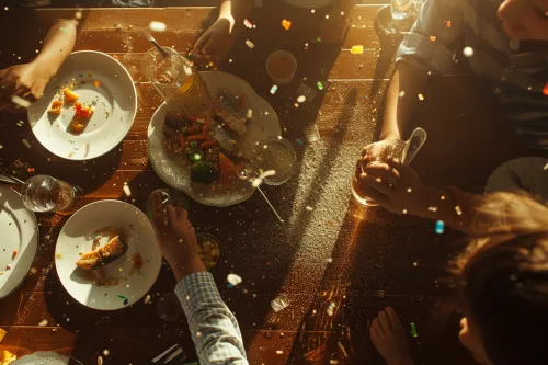 Représentation du plastique envahissant les milieux naturels et ses conséquences néfastes sur la biodiversité et la santé humaine