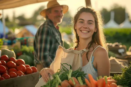 Produits biologiques et locaux réduisant l’empreinte carbone, préservant la biodiversité et soutenant une agriculture durable