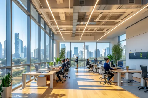 Capteurs intelligents intégrés aux bâtiments modernes optimisant en continu la performance énergétique globale des infrastructures urbaines
