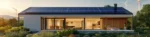 Maison autonome équipée de panneaux solaires, d’éoliennes et de géothermie pour optimiser l’énergie renouvelable