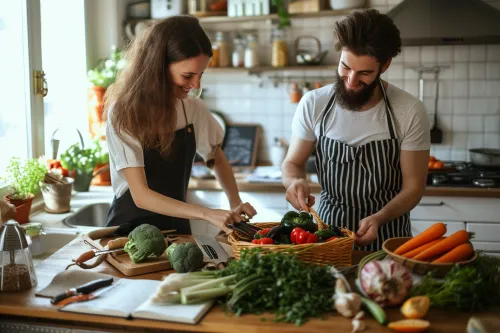 Consommateurs engagés découvrant comment réussir leur transition vers les circuits courts et les AMAP au quotidien